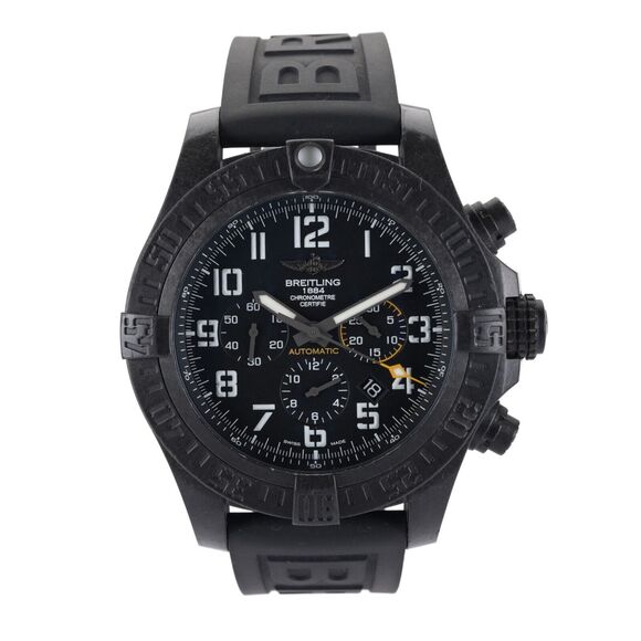 Breitling Avenger Hurricane XB0170 Black 50mm Chrono Auto Men's Watch With Box - Picture 1 of 15